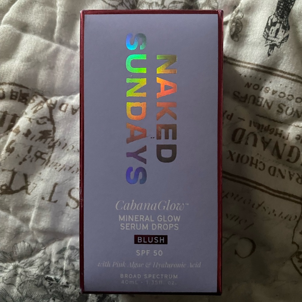 Sundays Mineral Glow Serum Drops - Pink and Gray